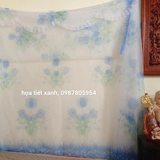 Màn tuyn hoa loại đẹp, màn tuyn hoa cao cấp, mùng màn tuyn hoa chống muỗi đủ kích thước