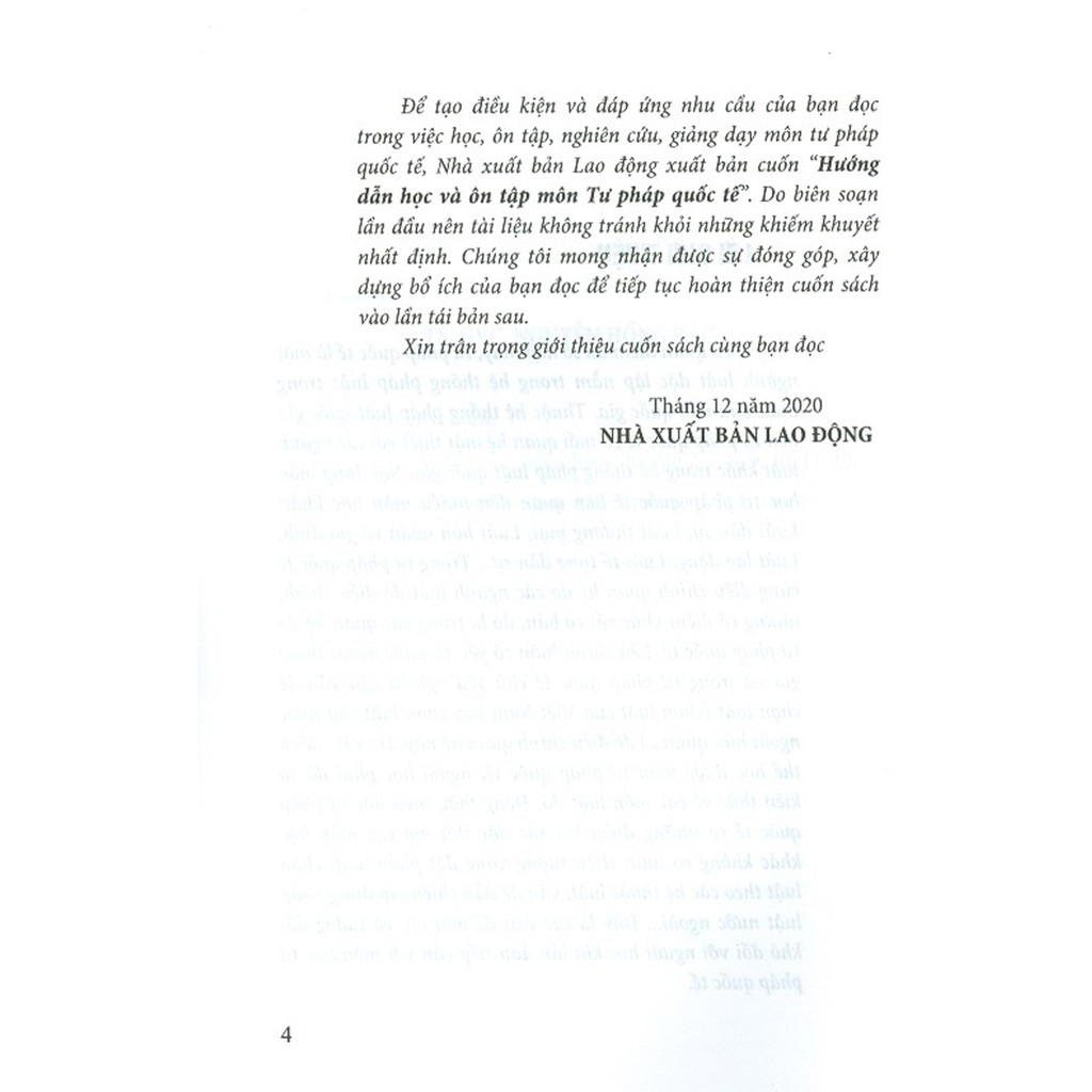 Sách - Hướng Dẫn Học Và Ôn Tập Môn Tư Pháp Quốc Tế
