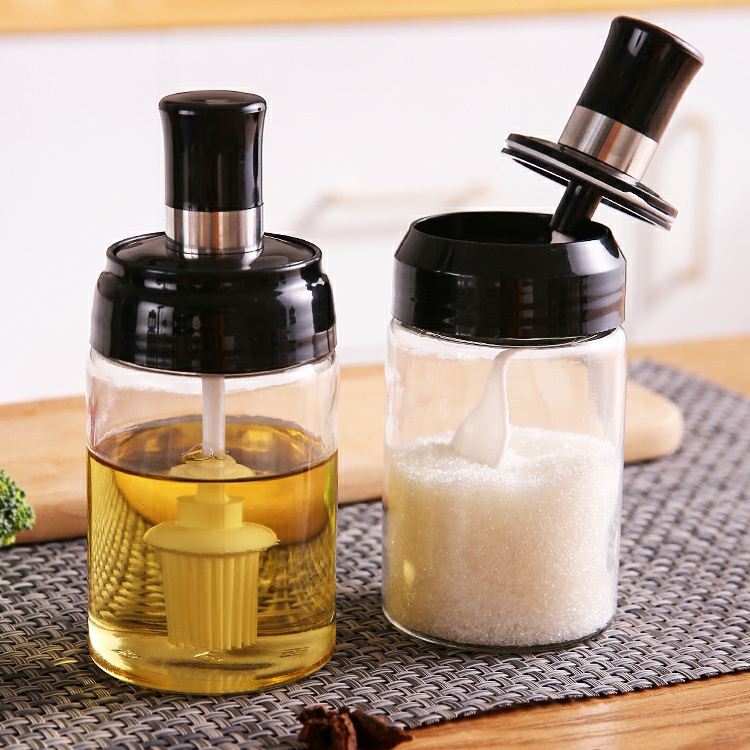 COMBO 5 Hũ đựng gia vị có thìa thông minh