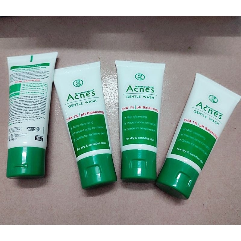 Gel rửa mặt ngăn ngừa mụn acnes gentle wash 25g