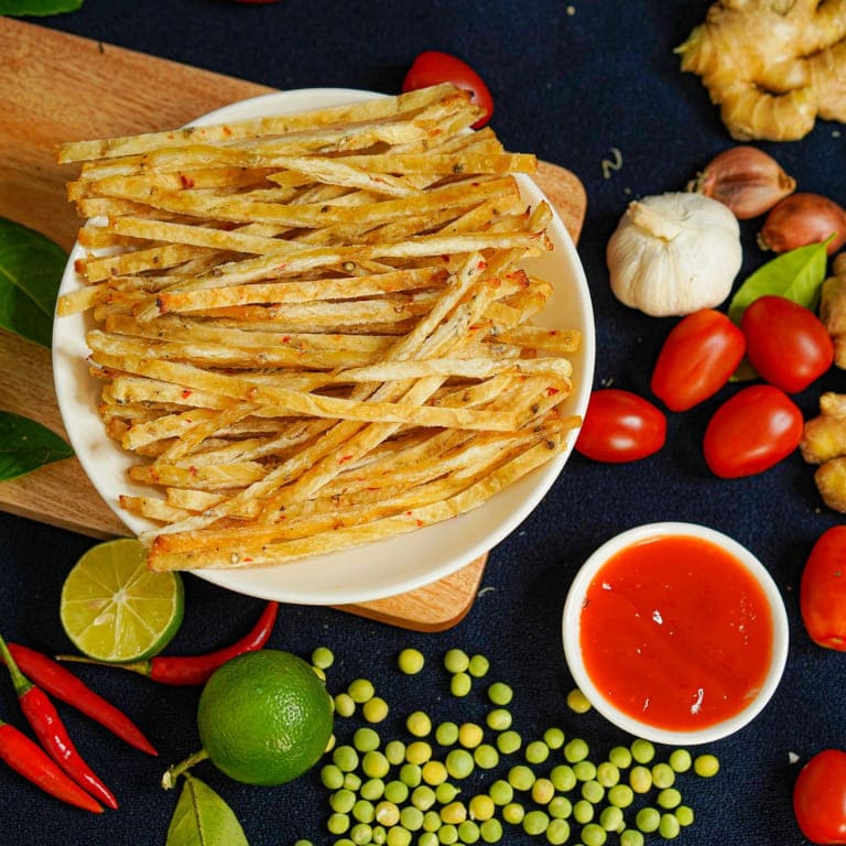 Khô Cá Thiều Dry Food, Cá Khô Tẩm Gia Vị Hàng Chất Lượng Loại 1 Hũ Vuông 500G