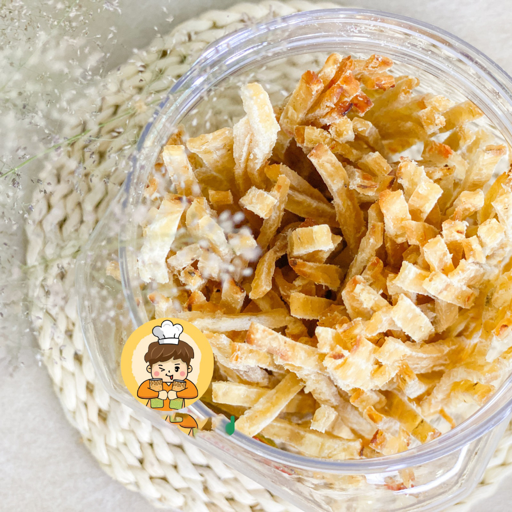 Khô Cá Thiều Dry Food, Cá Khô Tẩm Gia Vị Hàng Chất Lượng Loại 1 Hũ Vuông 500G