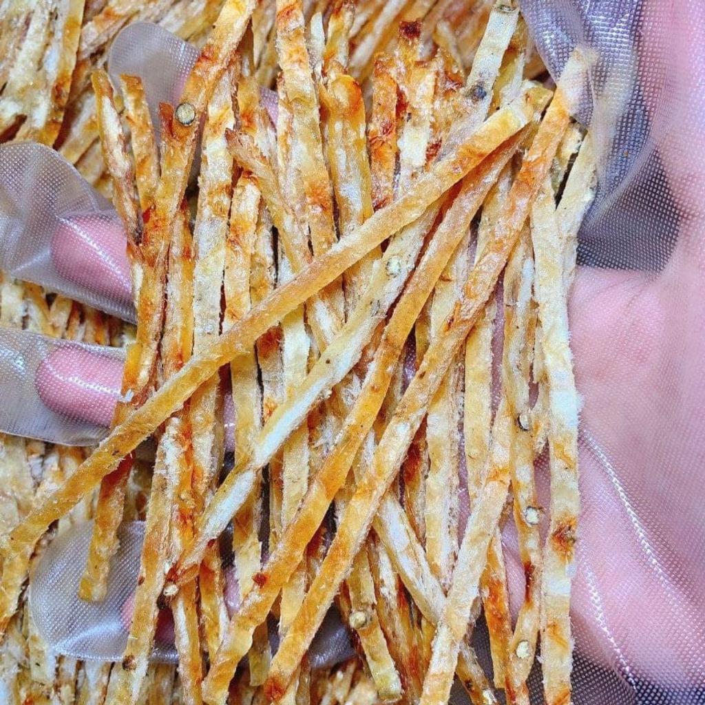 Khô Cá Thiều Dry Food, Cá Khô Tẩm Gia Vị Hàng Chất Lượng Loại 1 Hũ Vuông 500G