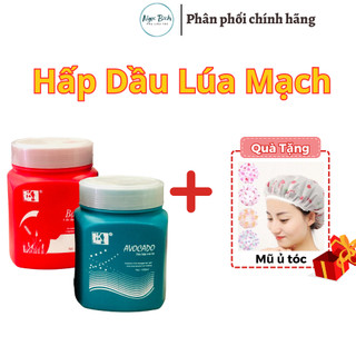 Hấp dầu ủ tóc barley lúa mạch và hấp dầu trái bơ avocado 1000ml thơm mượt.