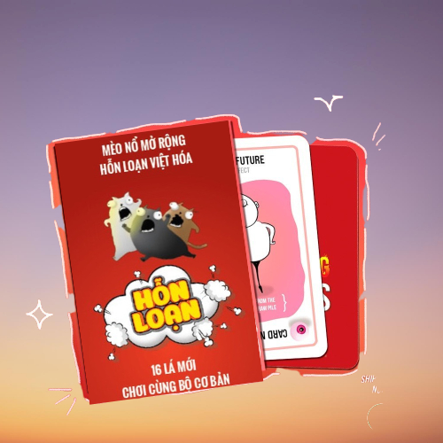 Combo 7 Bản Mèo Mở Rộng chơi cùng bản chính Mèo cảm tử Expansion