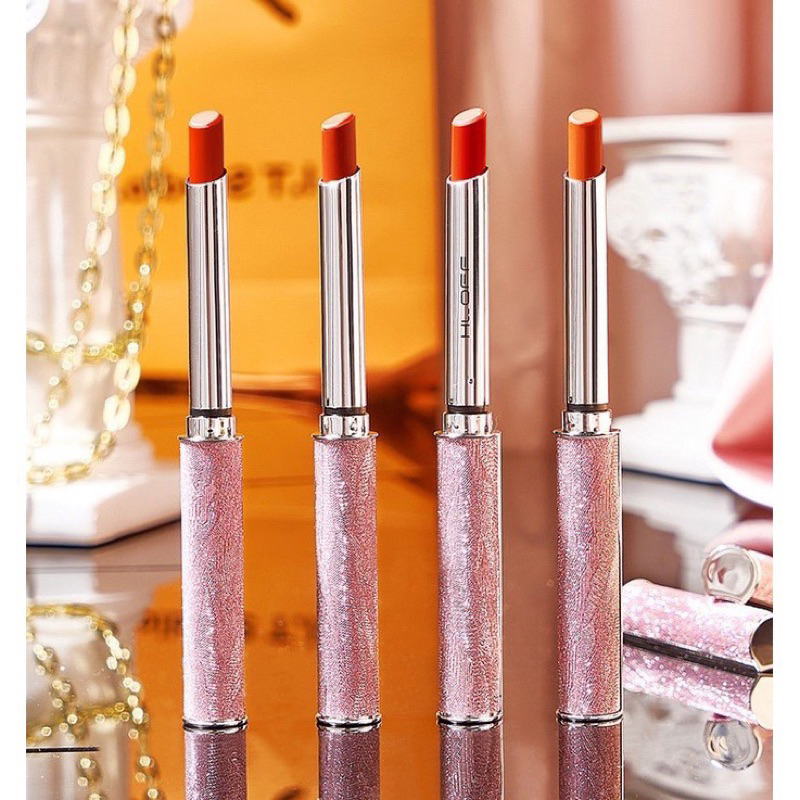 Set 4 cây Son HLOFF Chất son Nhung Lì Mềm Mịn