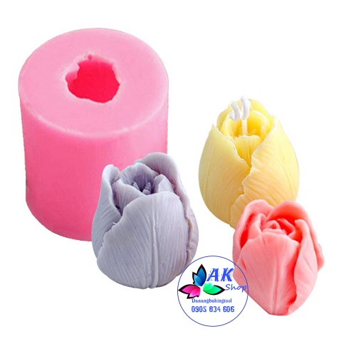 2506.050 KHUÔN SILICONE HOA TULIP