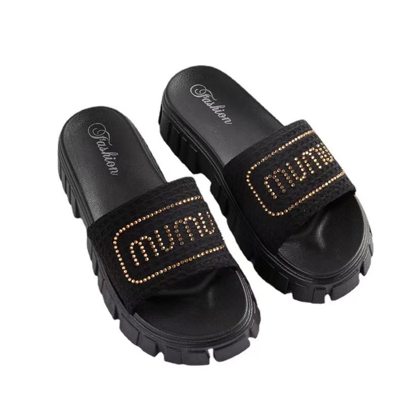Dép Nữ Kiểu MUMU mới nhất để cao 5cm lên chân siêu sang