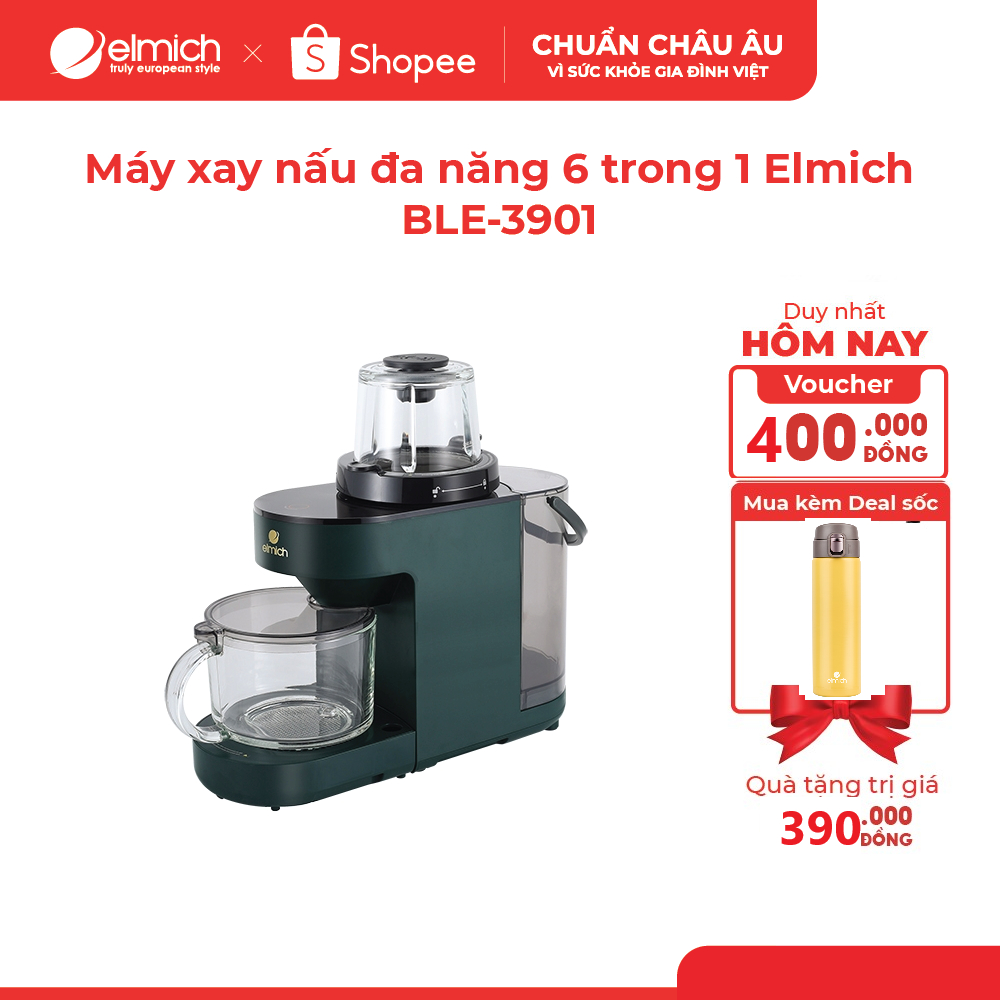 Máy xay nấu đa năng 6 trong 1 Elmich BLE-3901