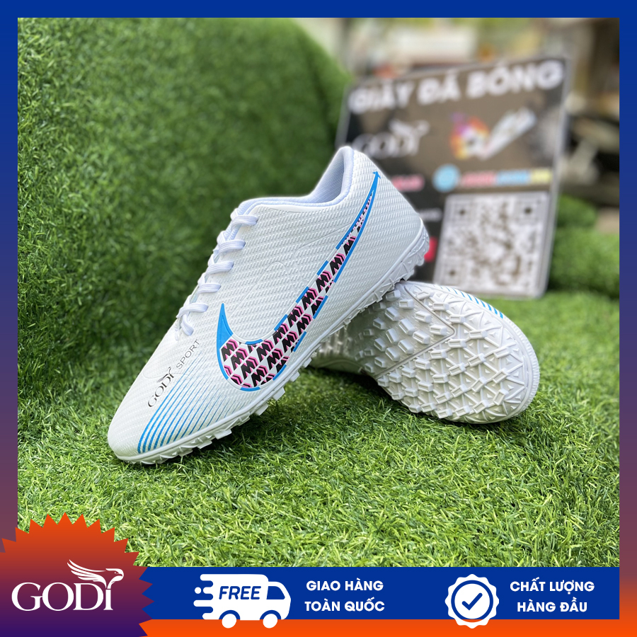 Giày đá bóng nam size 39 đến size 48 sân nhân tạo, Giày đá banh đẹp rẻ bigsize 45-46-47-48 ngoại cở đại số lớn màu trắng