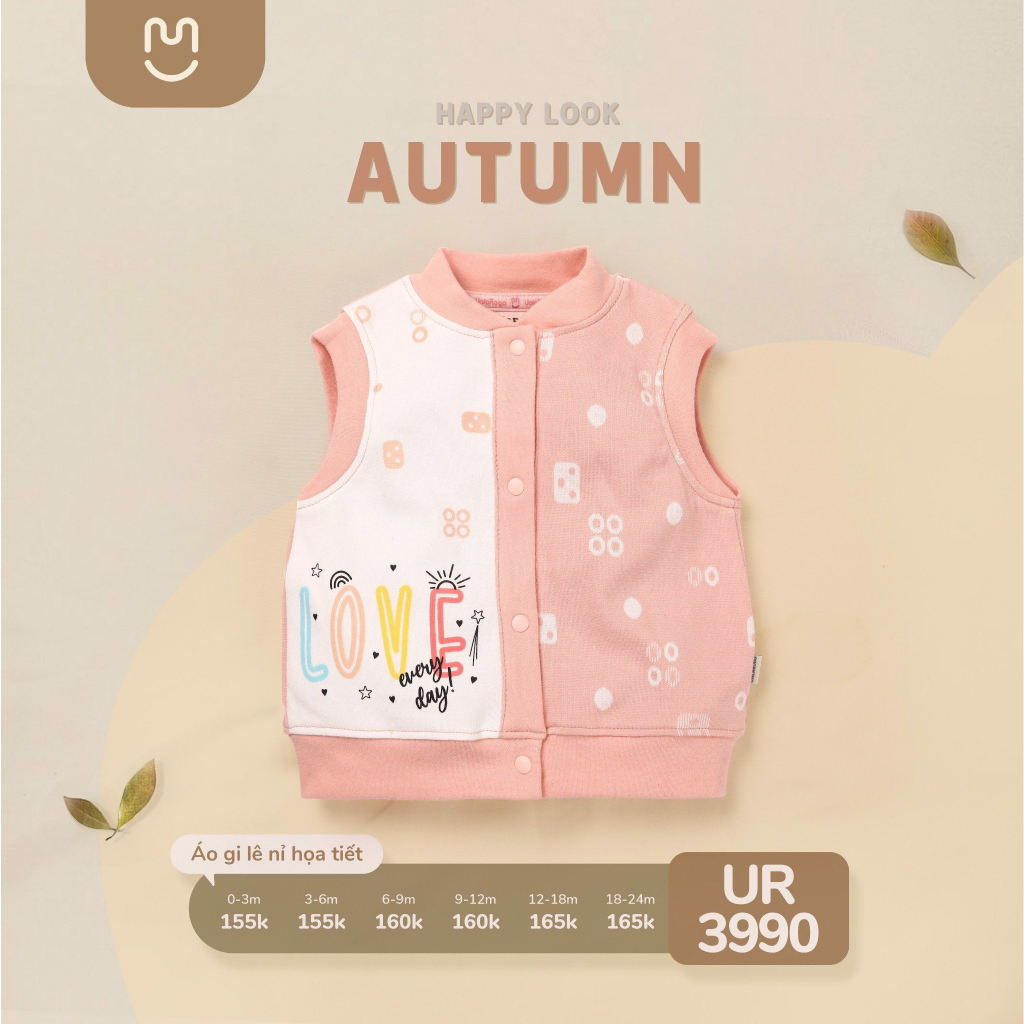 Áo Gile Uala Rogo Tai Thỏ Cho Bé Trai Bé Gái- Shop NGA STONE