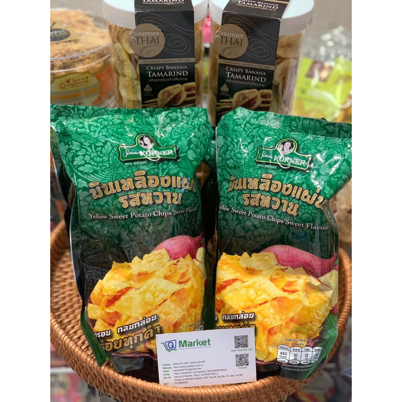 Củ-Quả sấy khô giòn Thái Lan