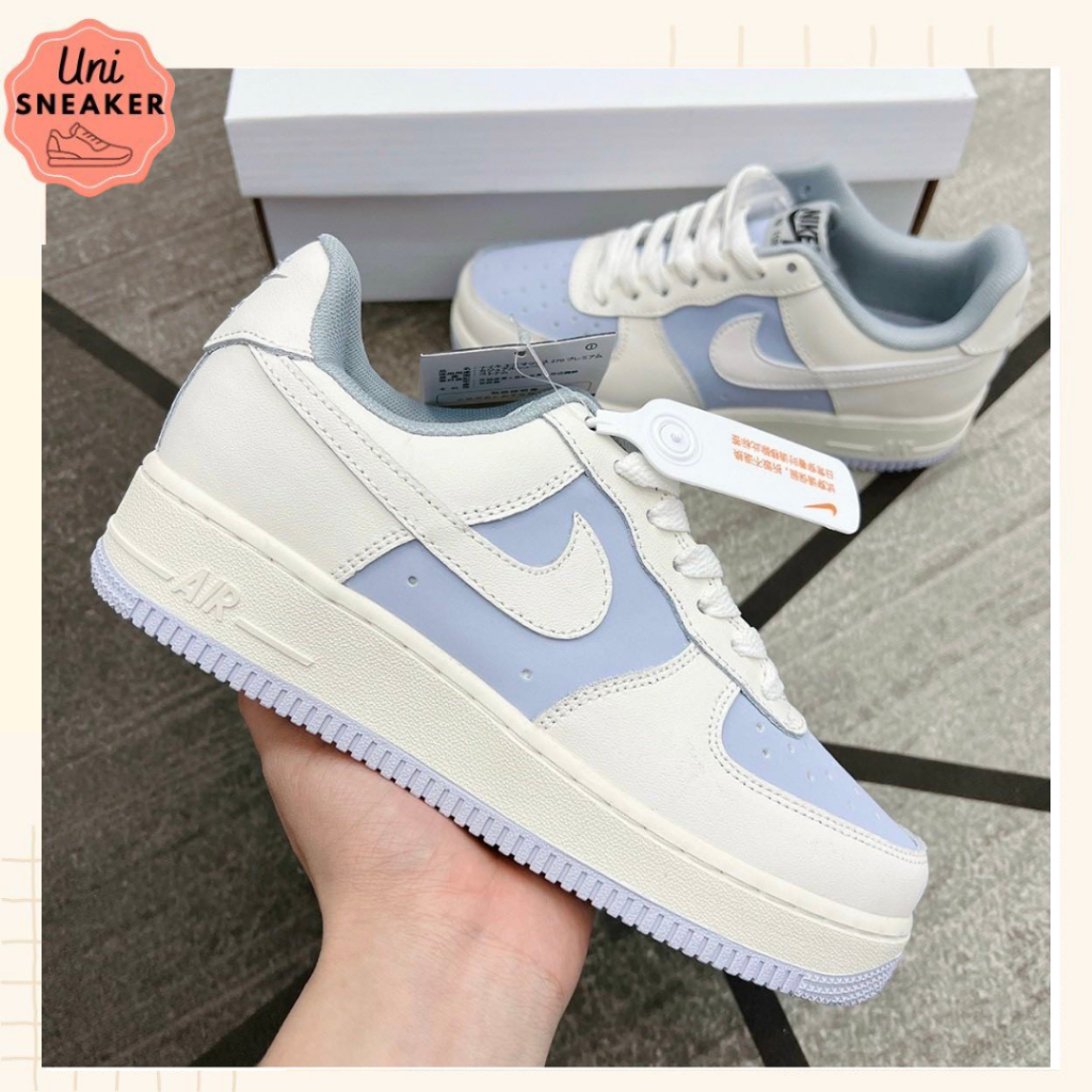 Giày Nike_Thể Thao Nam Nữ, Giày Nike_AF1 Dây Thừng Canvas Navy Thời Trang Nam Nữ - UNI