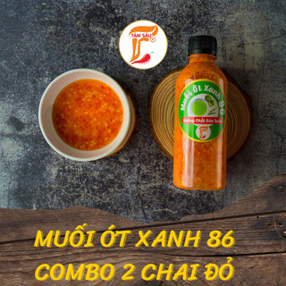  Muối ớt xanh 86- 2 CHAI ĐỎ 
