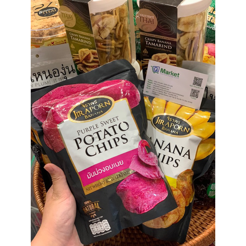 Củ-Quả sấy khô giòn Thái Lan