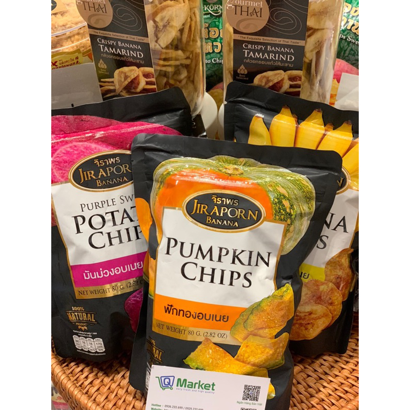 Củ-Quả sấy khô giòn Thái Lan