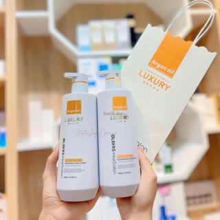 Dầu gội cặp XuDa dầu gội dầu xả Olexrs Luxury 960ml phục hồi tóc khô xơ hư tổn giảm rụng và kích mọc tóc