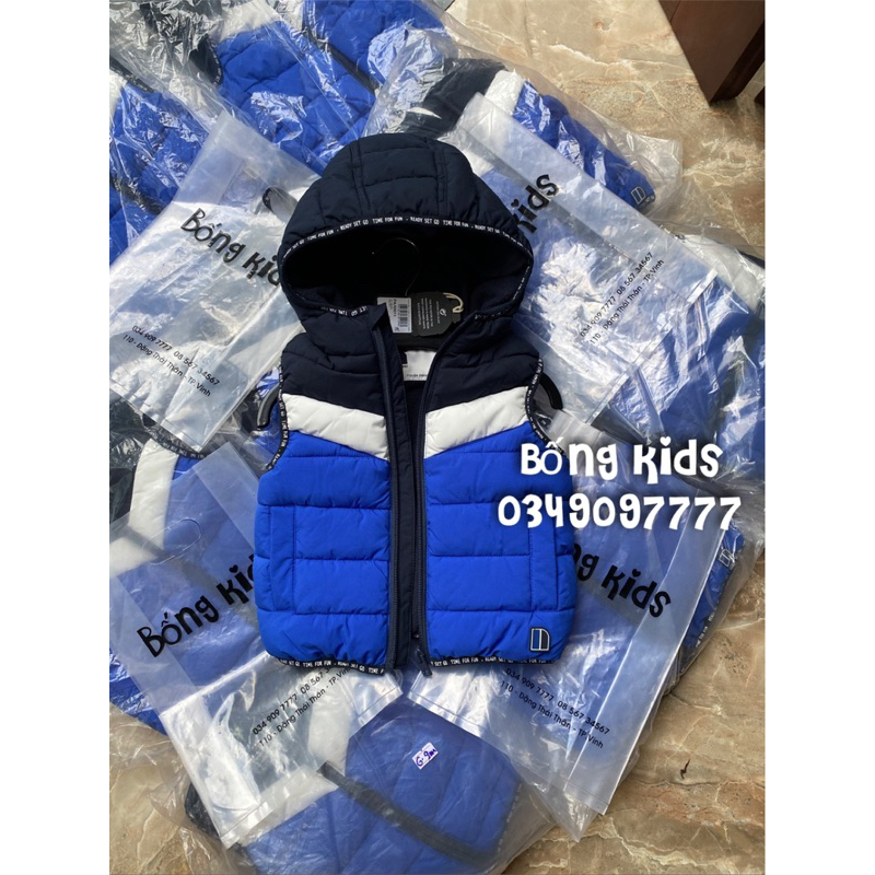 Áo Gile Bé Trai Phối Màu Coban N