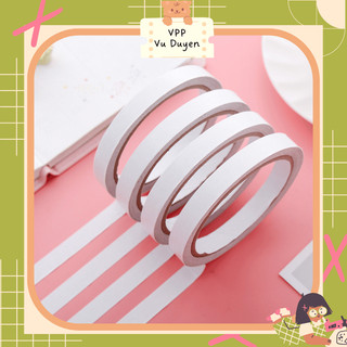 Cuộn keo dán 2 mặt 1cm dai, bền - băng keo 2 mặt