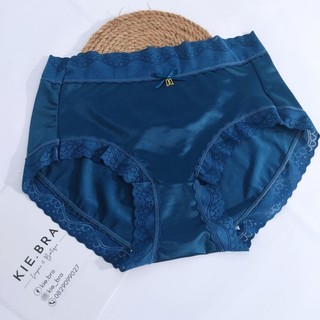 Quần lót nữ chất lụa satin mềm mịn phối ren ôm mông