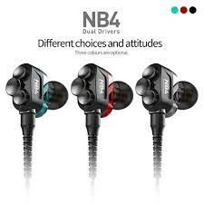 Tai nghe plextone DX6, NB4, Có mic, chân cắm chữ L, âm thanh siêu rõ