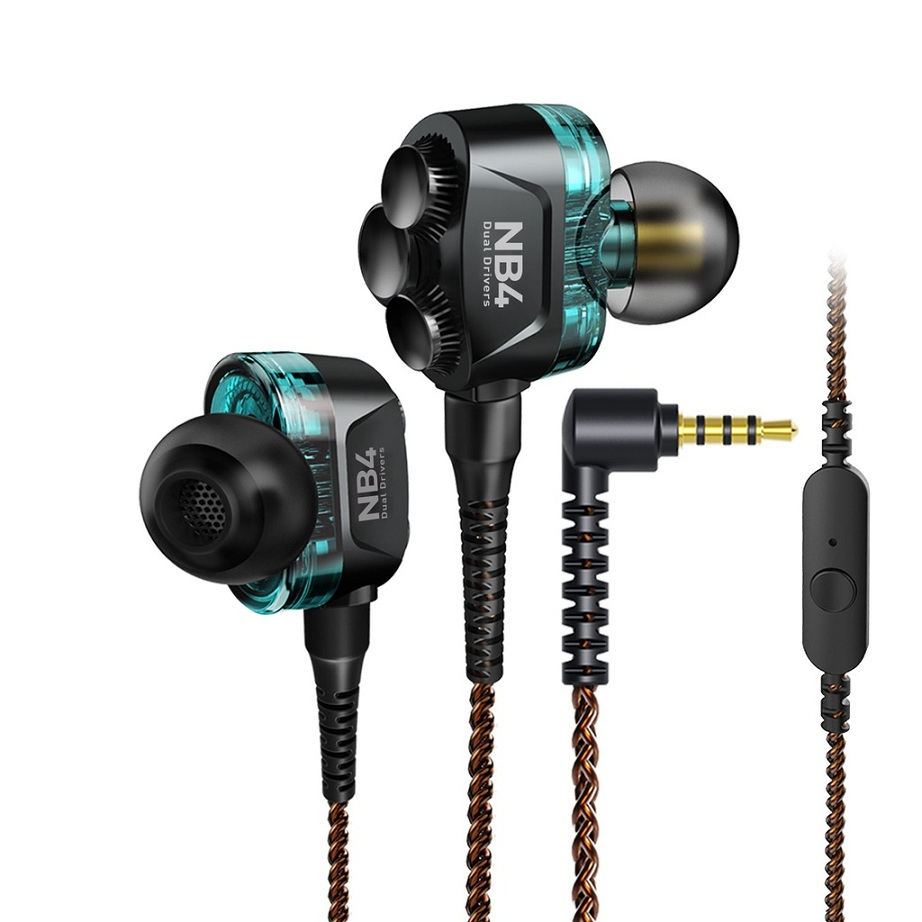 Tai nghe plextone DX6, NB4, Có mic, chân cắm chữ L, âm thanh siêu rõ