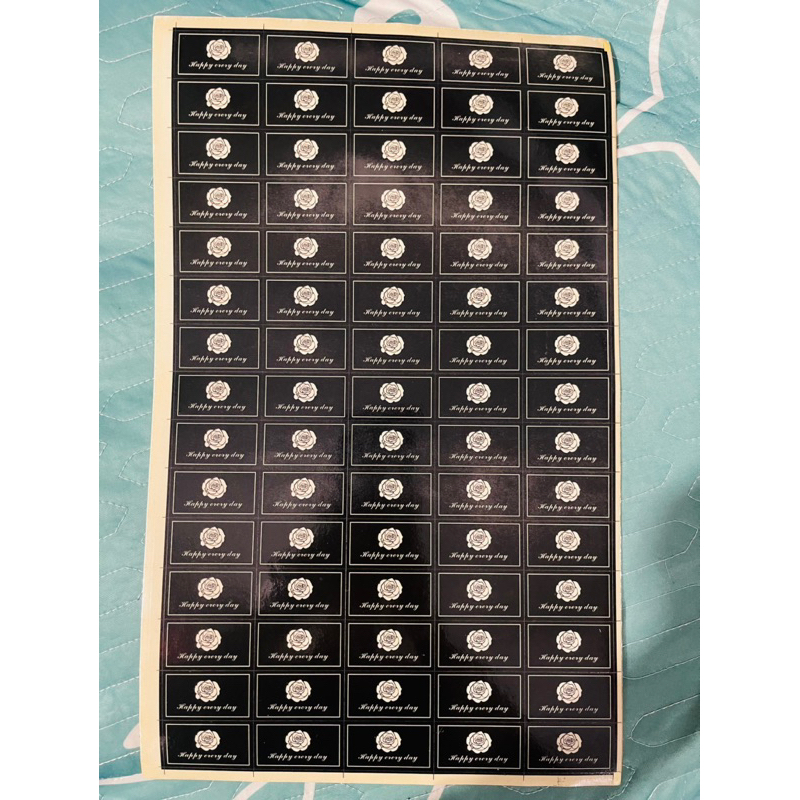 Tem dán trang trí bó hoa