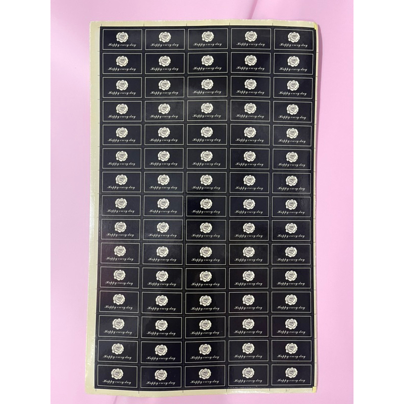 Tem dán trang trí bó hoa