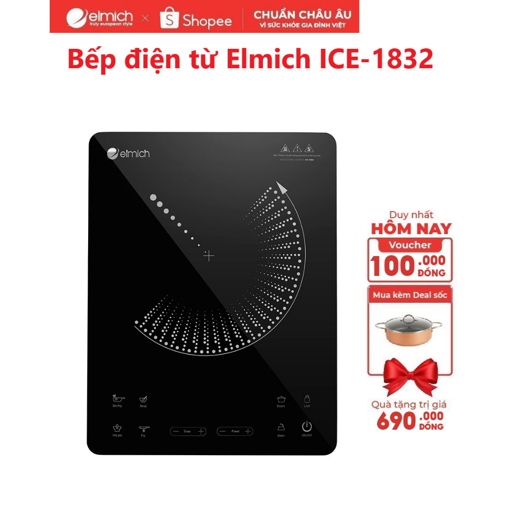 Bếp điện từ Elmich ICE-1832