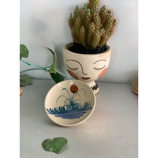 Dĩa 12cm Phếch Xanh / Gà < Ảnh Tự Chụp 100% >