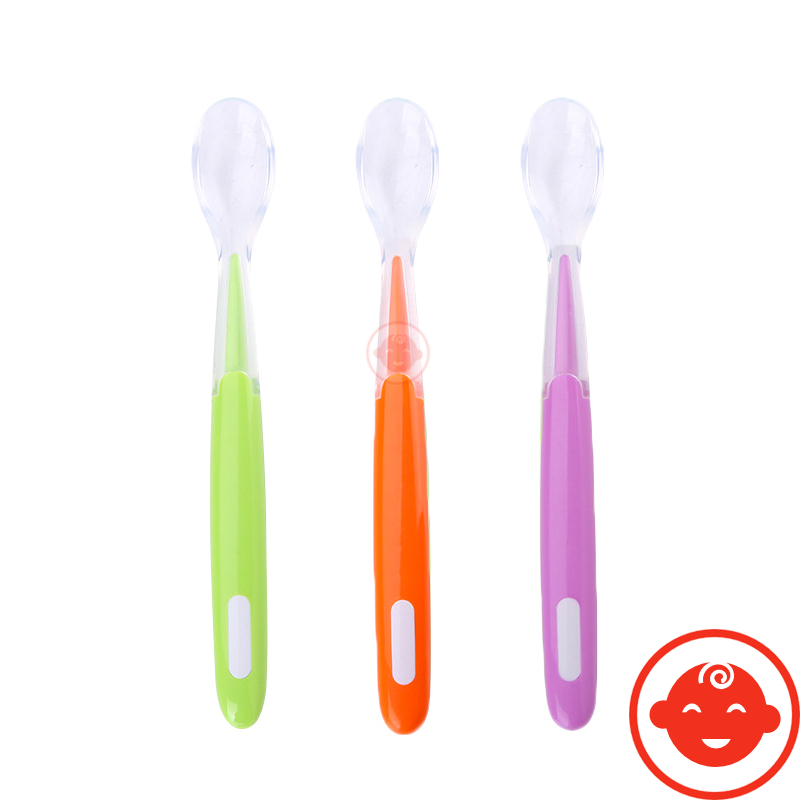 Thìa ăn dặm silicon MỀM DẺO bảo vệ nướu cho bé