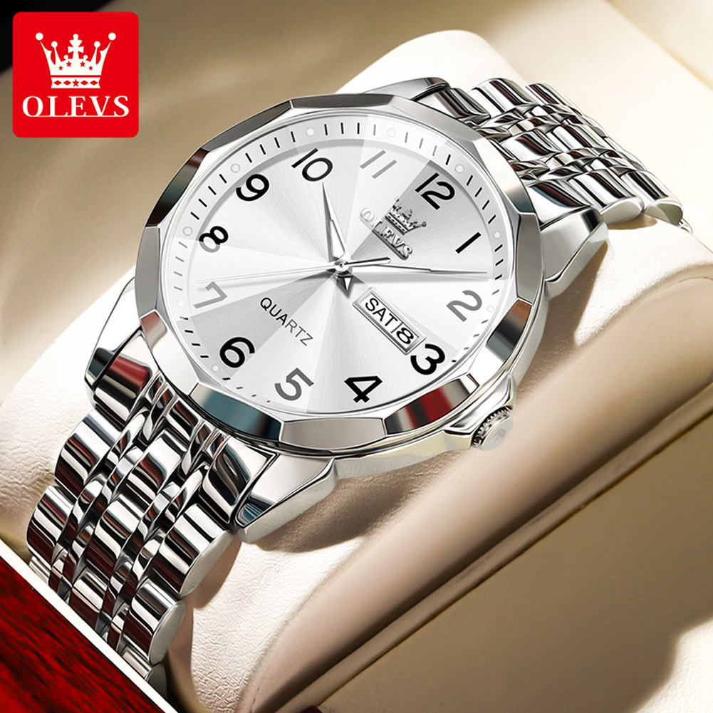 Đồng Hồ Nam FullBox OLEVS 9931, Mặt Số Dạ Quang Ban Đêm, Chống Nước 3ATM, Kiểu Dáng Sang Trọng, Nam Tính | BigBuy360 - bigbuy360.vn