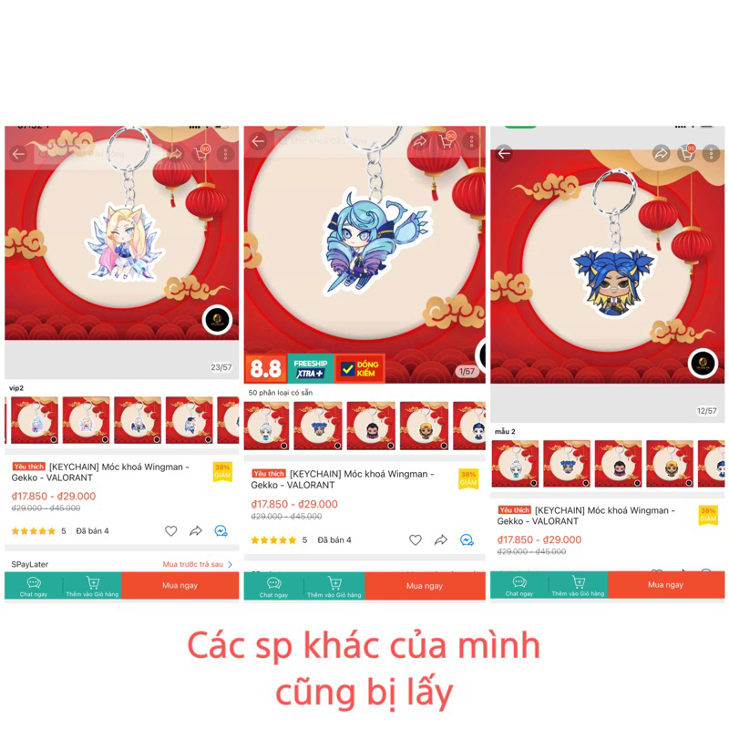 Móc khoá chibi OMEOW - Mèo Omen - VALORANT - Meiryn Box