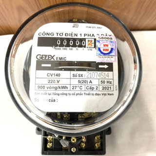 Công tơ điện 1 pha 2 dây CV140 có kiểm định