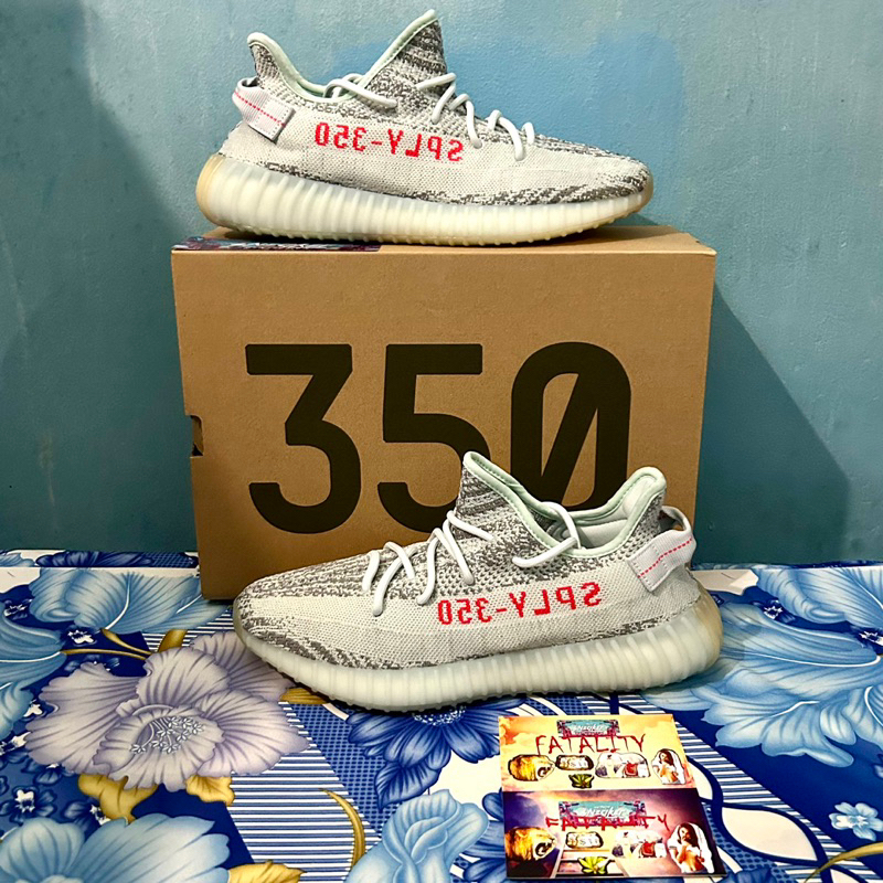 'Giày Cổ Thấp' adidas Yeezy Boost 350 V2 'Blue Tint'