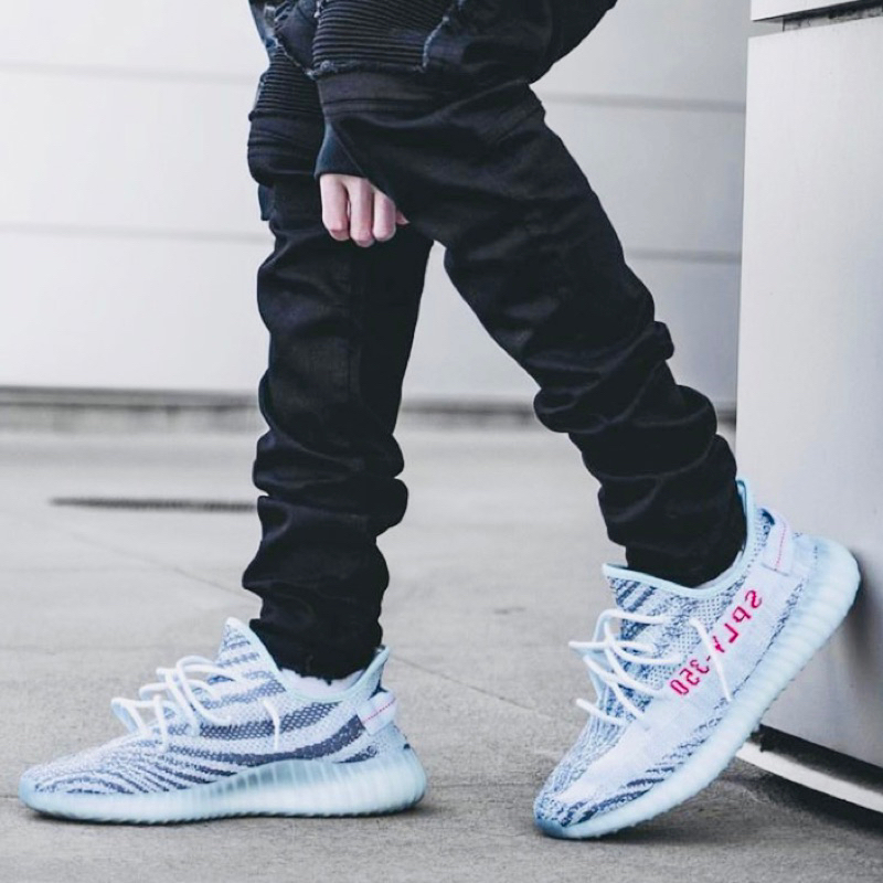 'Giày Cổ Thấp' adidas Yeezy Boost 350 V2 'Blue Tint'
