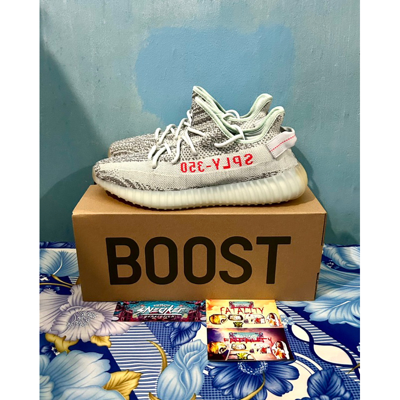 'Giày Cổ Thấp' adidas Yeezy Boost 350 V2 'Blue Tint'