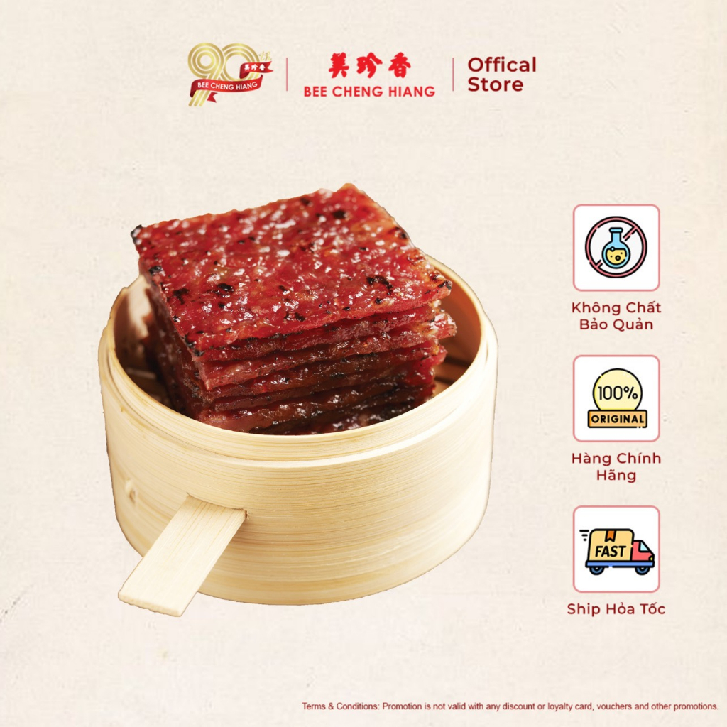 Thịt heo băm nướng Bee Cheng Hiang - Minced Pork - Singapore Bakkwa