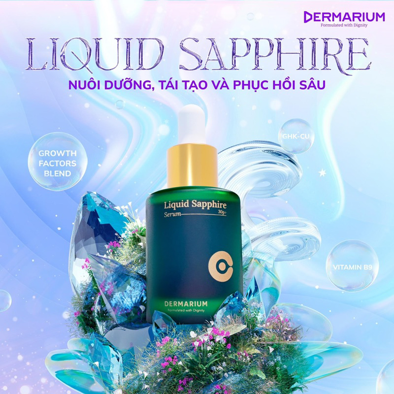 [Dermarium] Moody Sapphire Tinh Chất Đồng Peptide Siêu Phục Hồi, Chống Lão Hoá 10ml