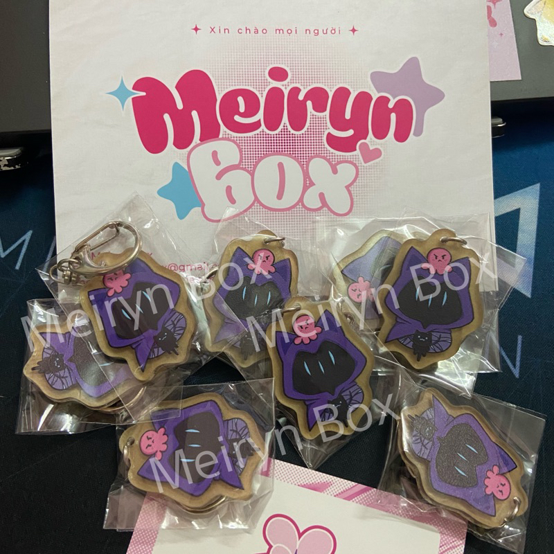 Móc khoá chibi OMEOW - Mèo Omen - VALORANT - Meiryn Box