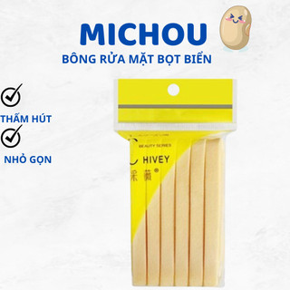Mút bọt biển rửa mặt dạng nén