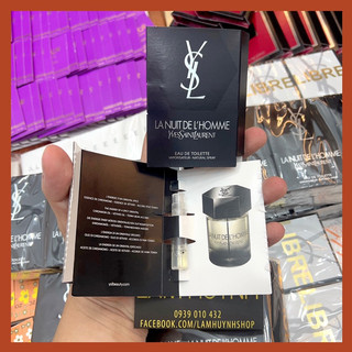 Vial Nước hoa Nam LA NUIT DE L'HOMME 1,2ml