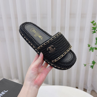 Dép nữ super quai dệt viền xích