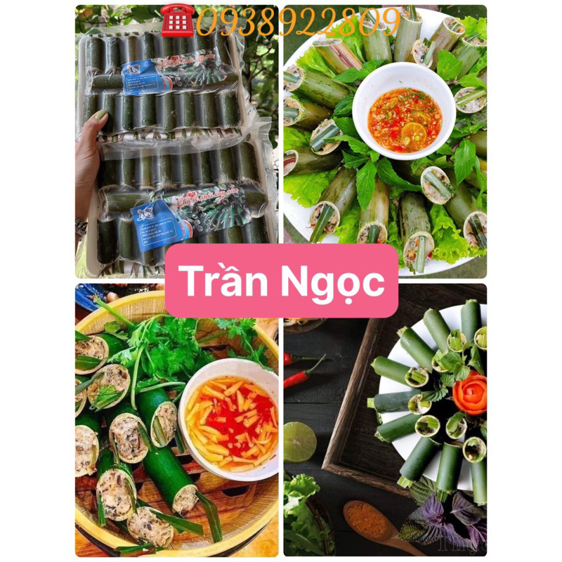 Chả ốc nhồi ống nứa 1khay 20 ống (giao hoả tốc HCM)