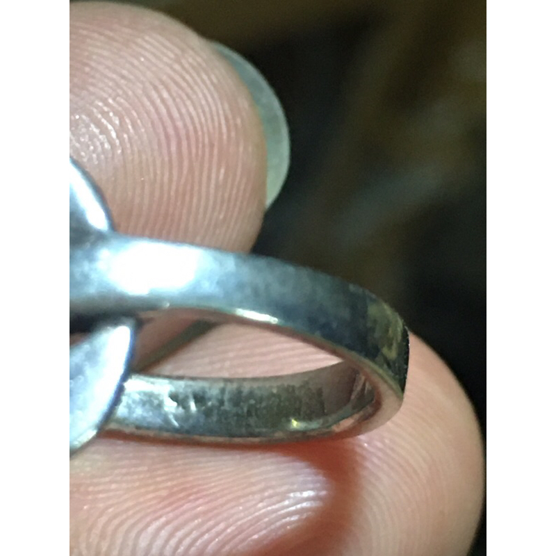 Nhẫn bạc dáng vintage phun hộp si tuyển Nhật