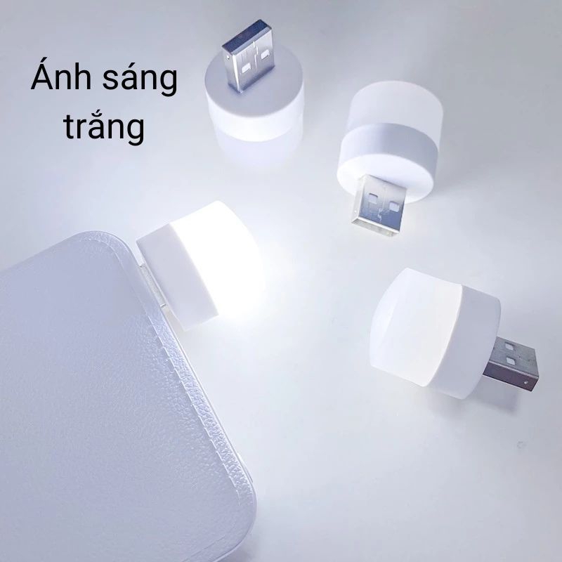 Đèn led usb mini siêu sáng đọc sách giá rẻ nhỏ gọn cho laptop, sạc dự phòng, máy tính, ô tô, xe hơi