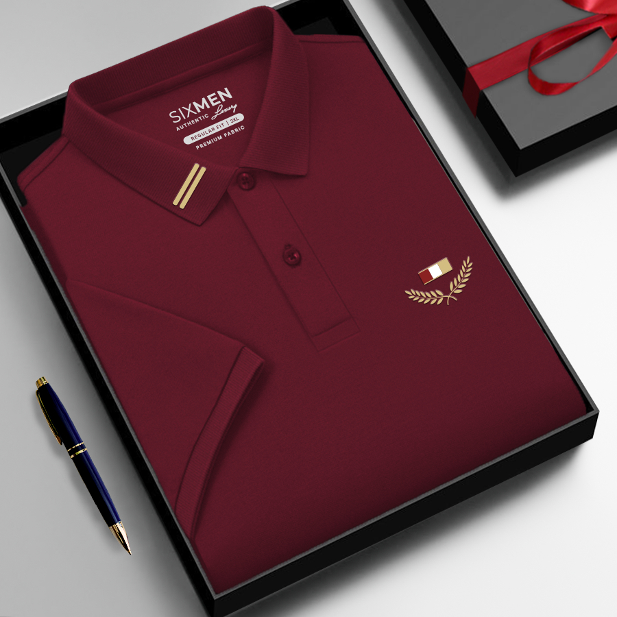 SIXMEN VICTORY - polo vải cá sấu cotton CVC thoáng mát nam tính