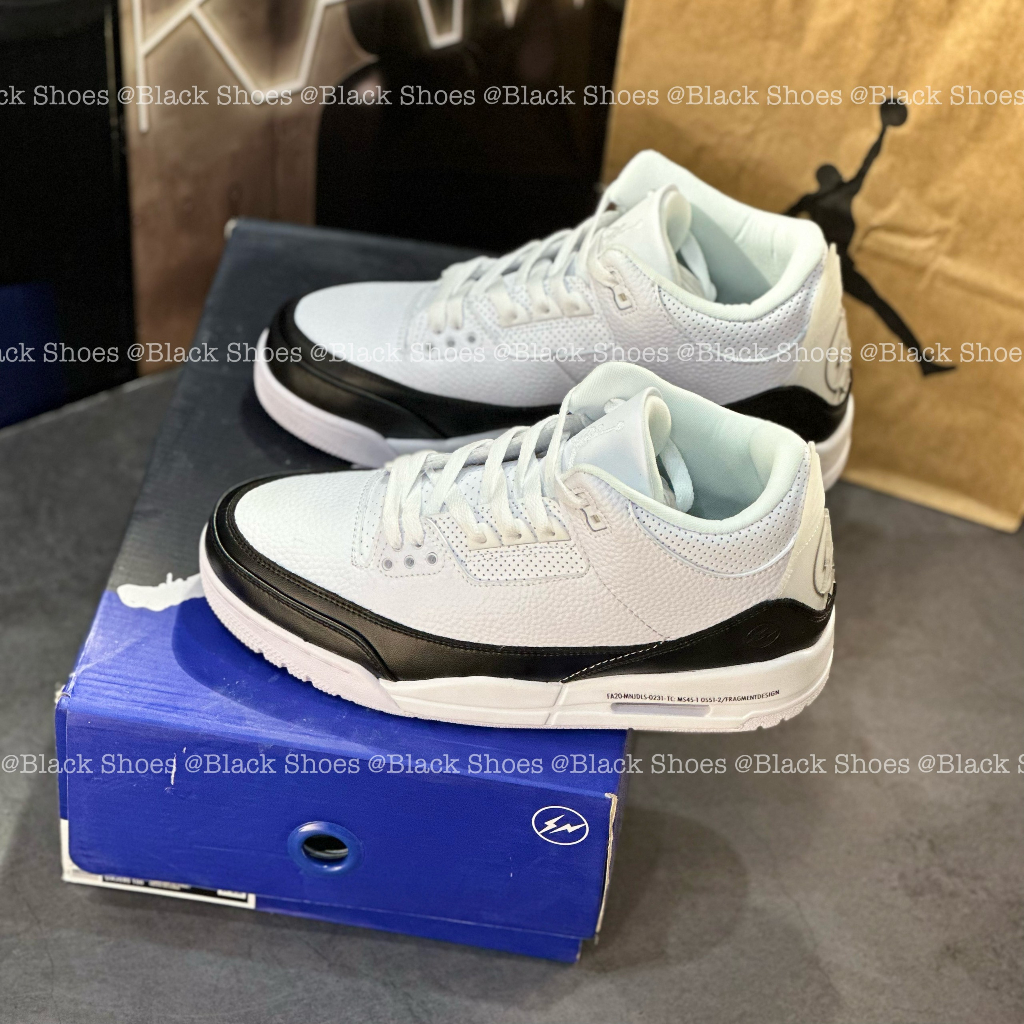 Giày Thể Thao JD 3 Fragment Retro SP 'White' DA3595-1000 Giày Bóng Rỗ