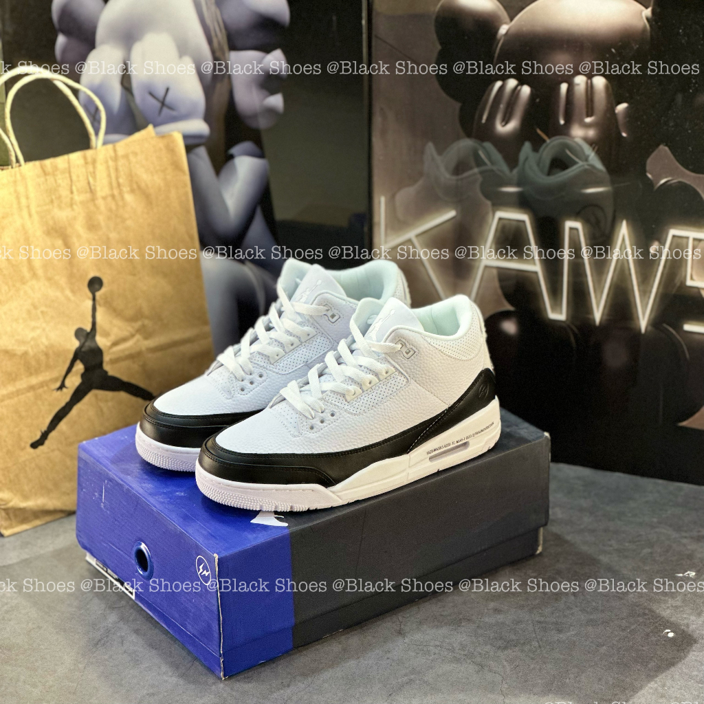 Giày Thể Thao JD 3 Fragment Retro SP 'White' DA3595-1000 Giày Bóng Rỗ