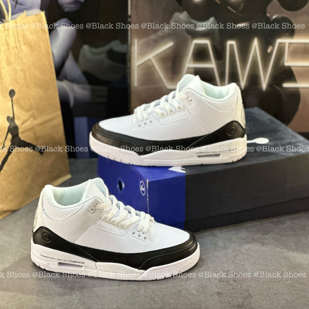 Giày Thể Thao JD 3 Fragment Retro SP 'White' DA3595-1000 Giày Bóng Rỗ